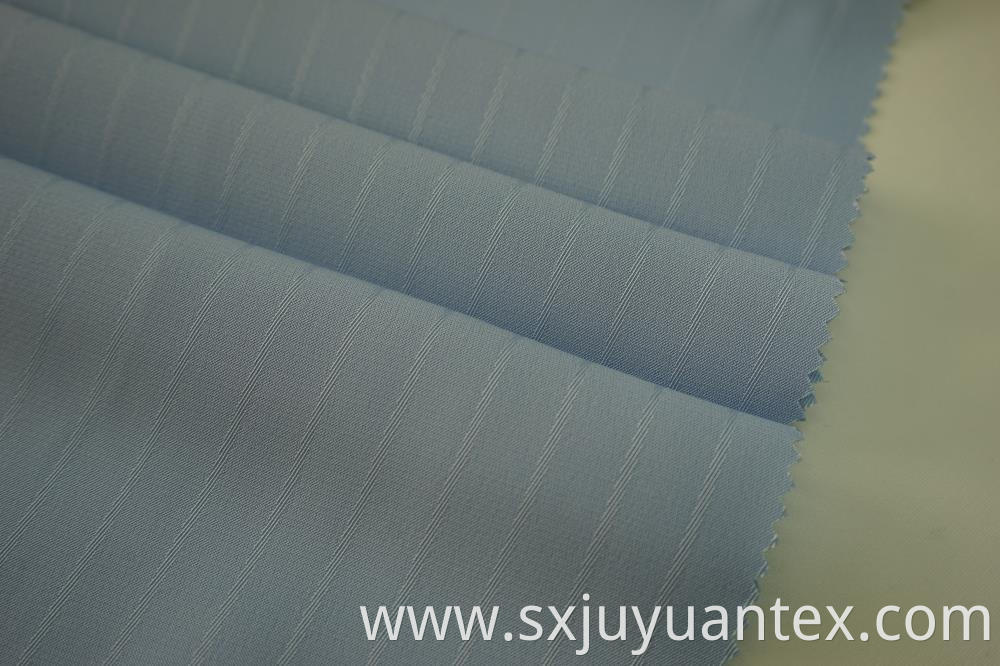 Polyester Stripe Dobby Twill Fabric